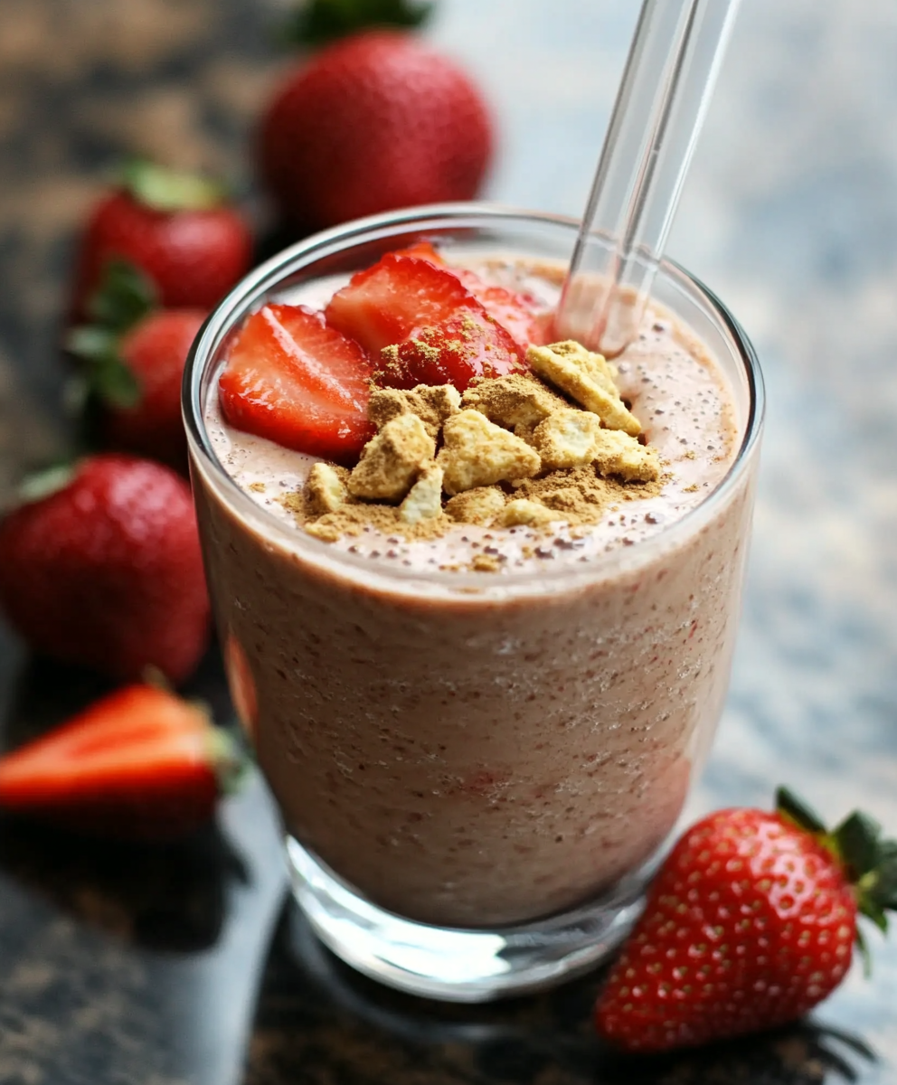 Eiweißshake mit Erdbeeren und Whey Protein – Entdecke das Frühstücksgeheimnis!