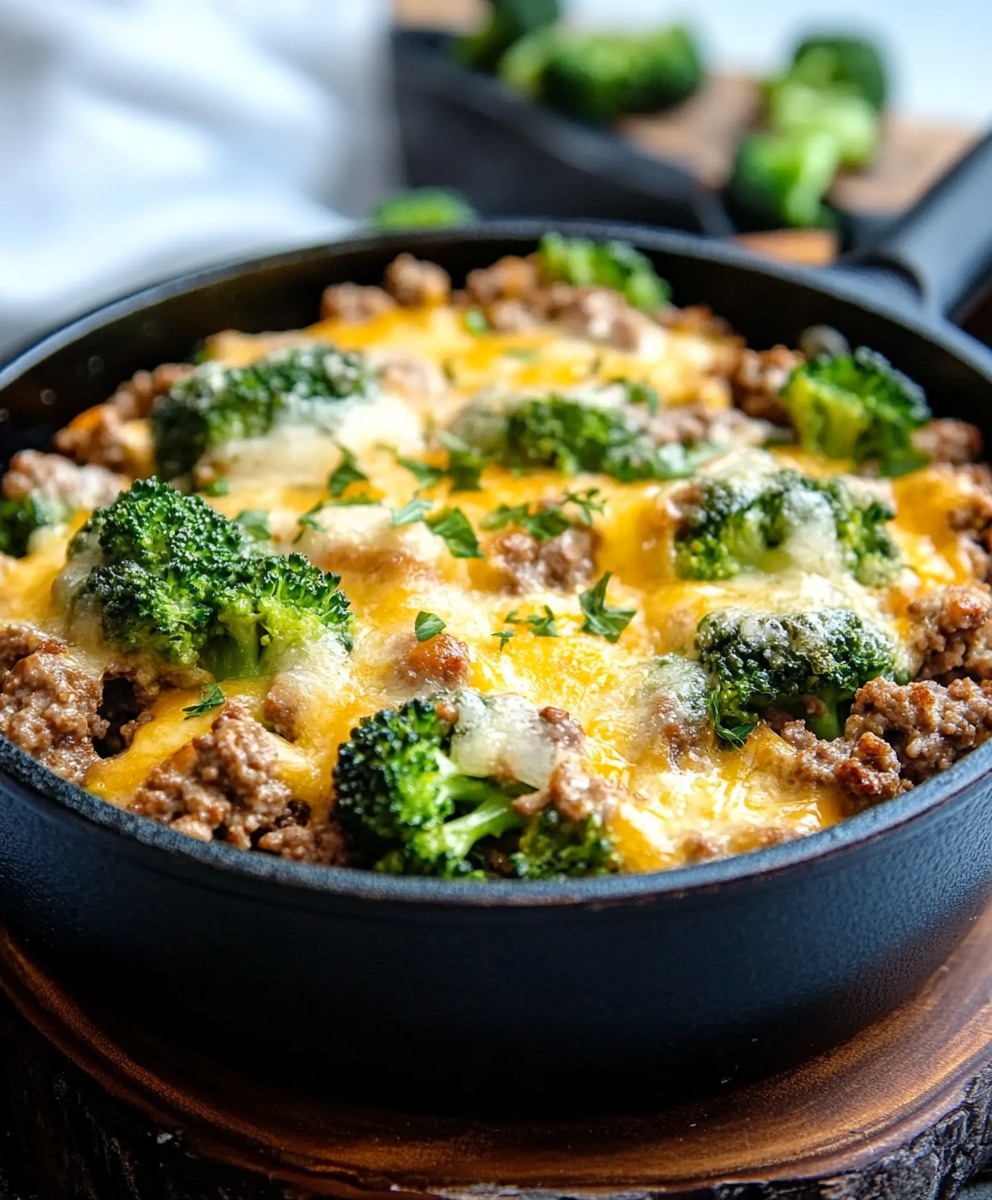 Keto Hackfleisch-Brokkoli-Pfanne: Schnelles Genuss-Rezept!