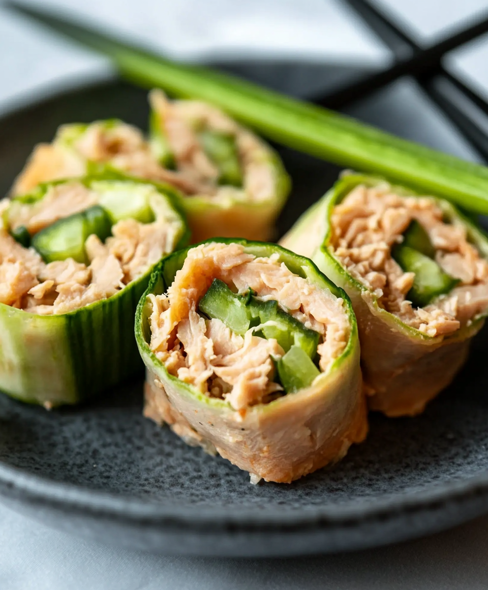 ketodiat 7 Köstliche und cremige Low Carb Thunfischröllchen genießen!
