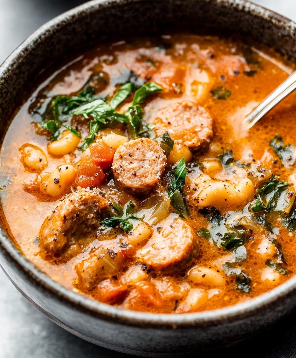 ketodiat 10 Scharfe Keto-Wurstsuppe mit Chorizo: Schnell & lecker!