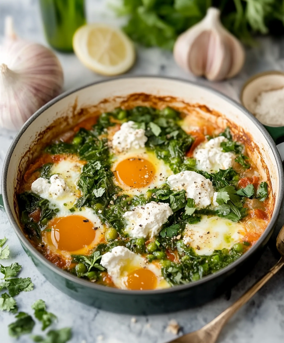 Shakshuka ohne Tomaten: Entdecke die grüne Low-Carb-Variante!