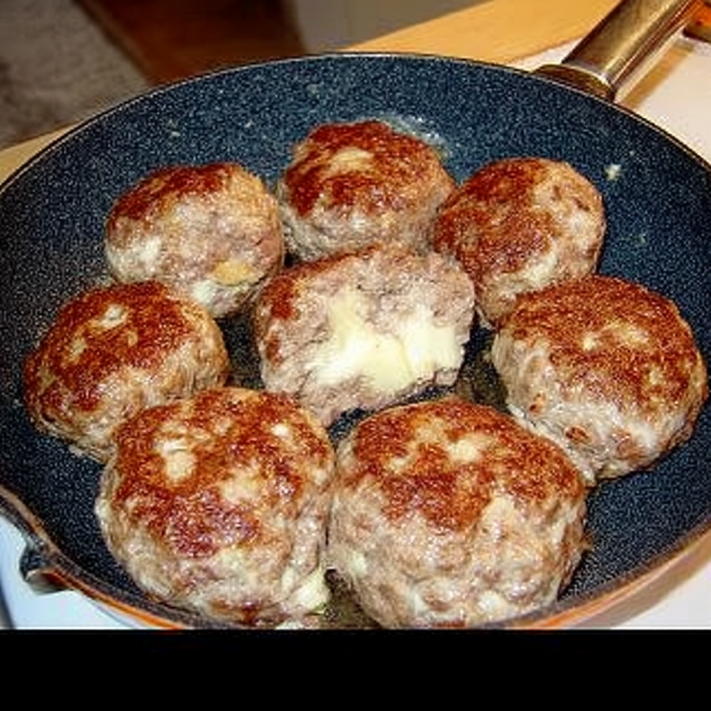 ketodiat 9 Frikadellen mit Käsefüllung: Einfach lecker zubereiten!
