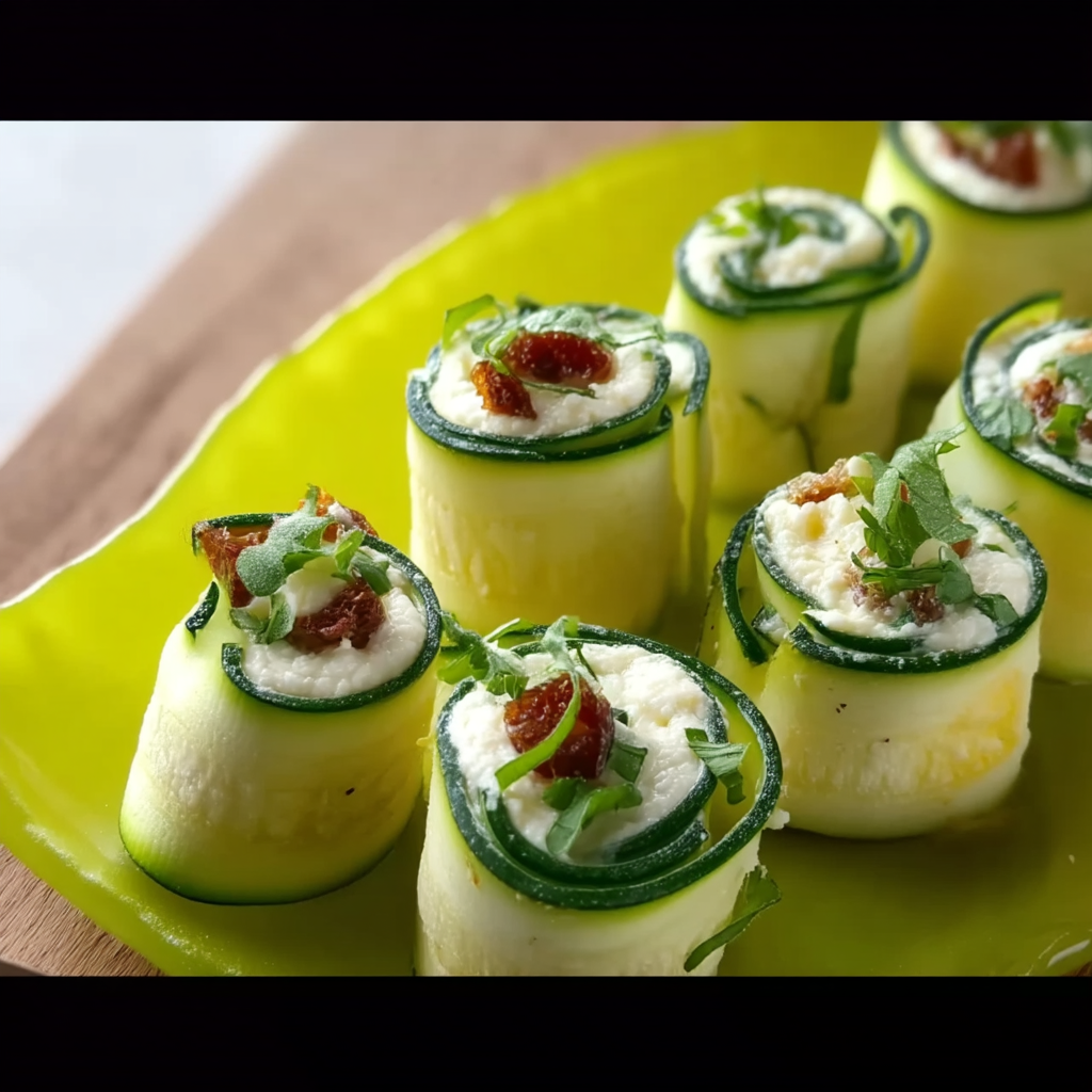 Frischkäse-Gurken-Röllchen: Einfach und lecker genießen!