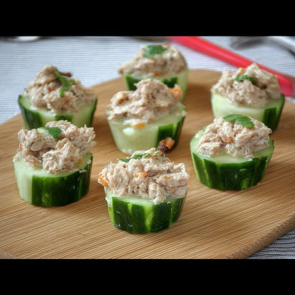 Thunfisch-Gurken-Cups: Genieße leckere Frische!