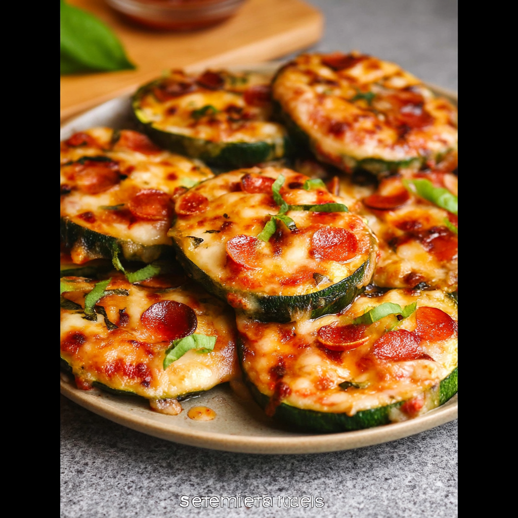 ketodiat 7 Zucchini-Pizzabisse: Entdecken Sie das Rezept für Genuss!