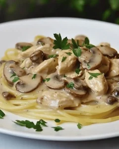 Slim Pasta“ Nudeln mit Hähnchen-Pilz-Rahm First Image First Image