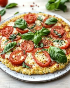 Blumenkohl-Pizza (Low Carb) First Image First Image