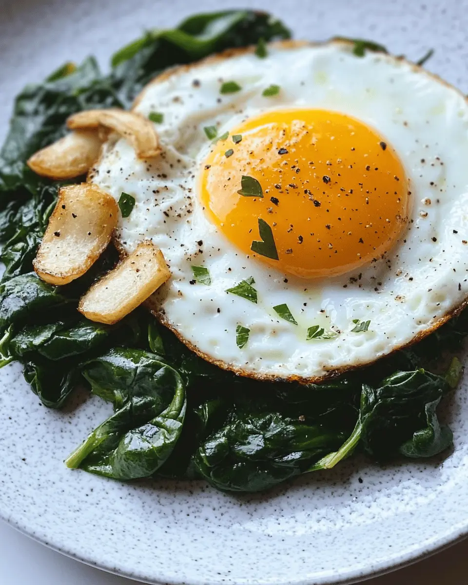 ketodiat 7 Spinat-Spiegelei-Pfanne