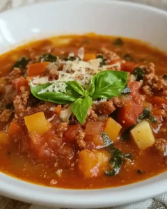 Keto Bolognese-Suppe First Image First Image
