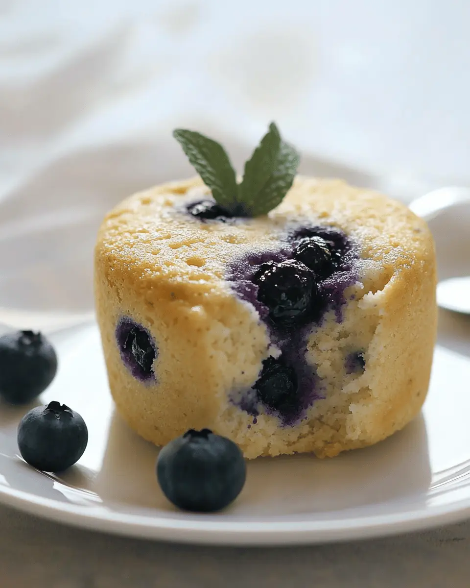 ketodiat 7 Keto Blaubeer Tassenkuchen