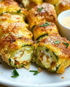 Zucchini-Rolls mit Ei & Käse First Image First Image