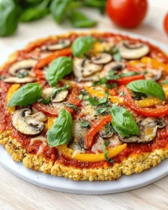 Blumenkohl-Pizza (Low Carb) First Image First Image