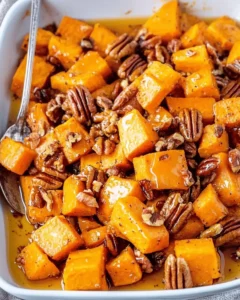 Maple Roasted Sweet Potatoes With Pecans First Image First Image