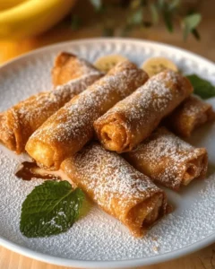Banana Egg Rolls First Image First Image