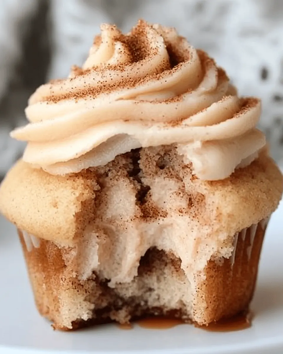 Cinnamon Roll Cupcakes