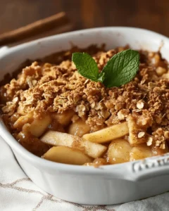 Apple Crisp with Oat Topping First Image First Image