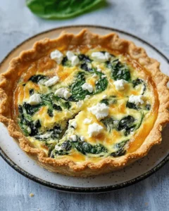 Breakfast Quiche with Spinach and Feta First Image First Image