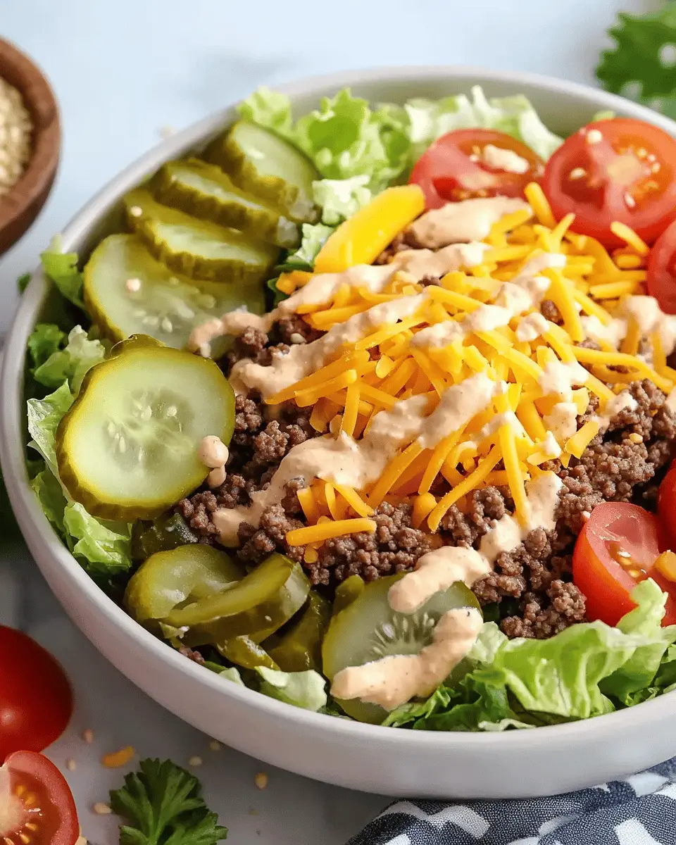 ketodiat 7 Big Mac Salad
