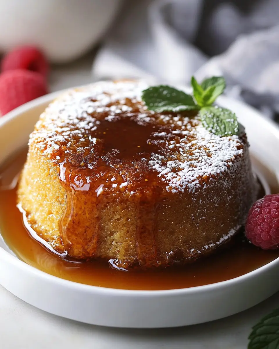 ketodiat 8 Low Carb Oven-baked treacle sponge pudding