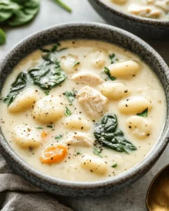 Low Carb Chicken Gnocchi Soup First Image First Image
