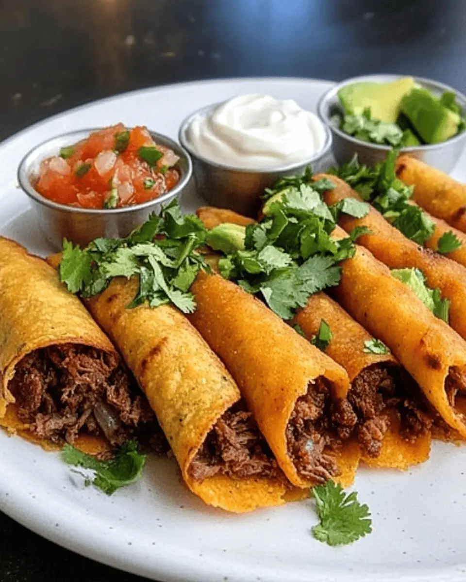 Low Carb Beef Taquitos