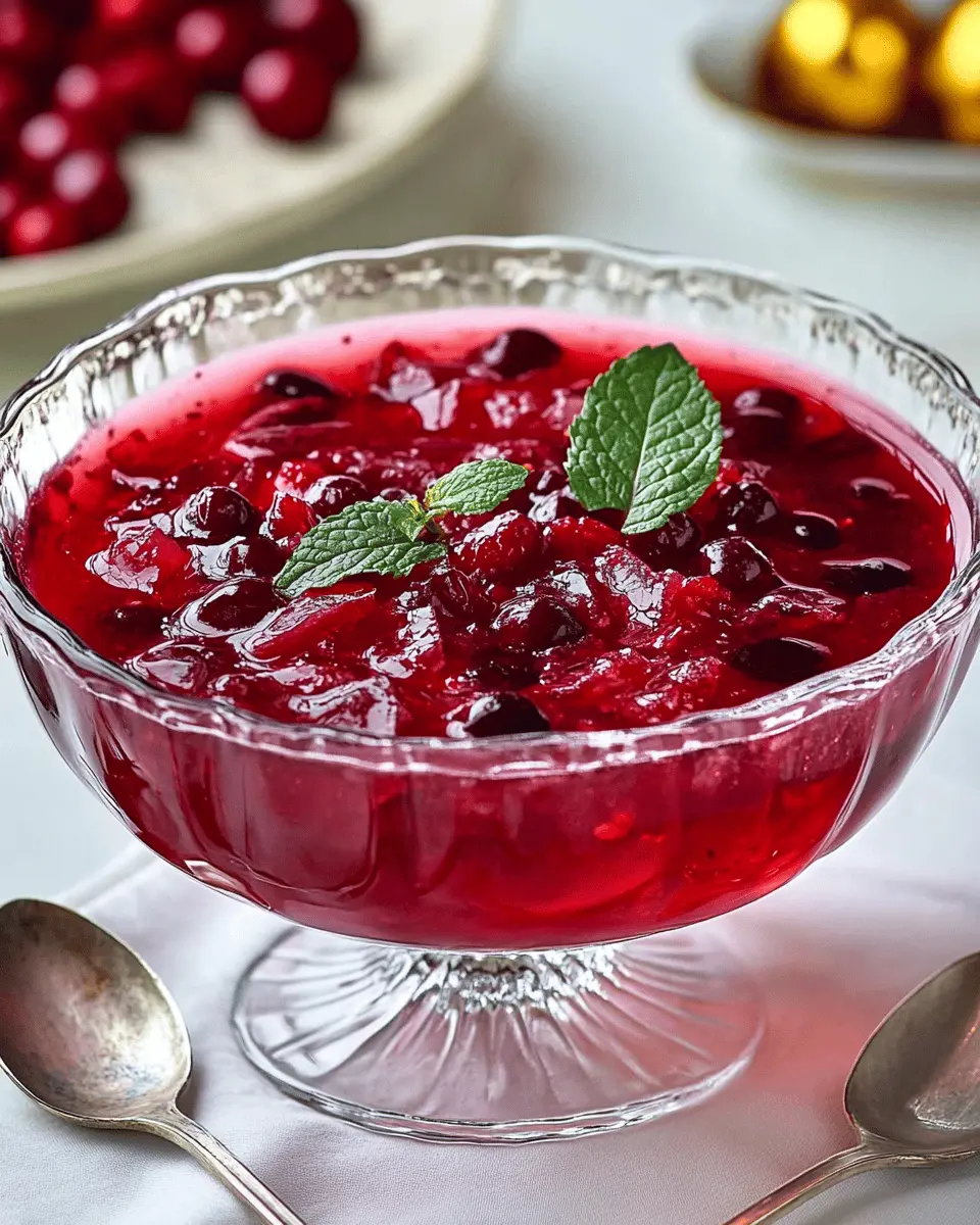 Cranberry Jello Salad