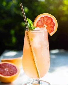 Non-Alcoholic Grapefruit Spritzer With Prosecco First Image First Image