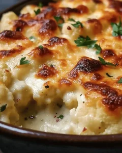 Cheesy Cauliflower Casserole First Image First Image
