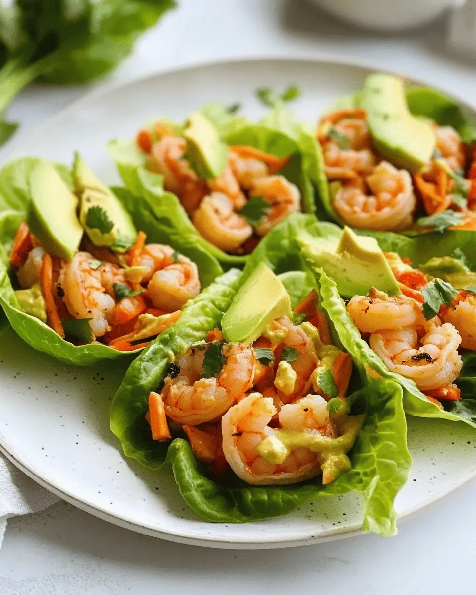 Shrimp Lettuce Wraps