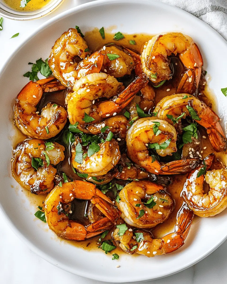 ketodiat 9 Low Carb Honey Garlic Shrimp