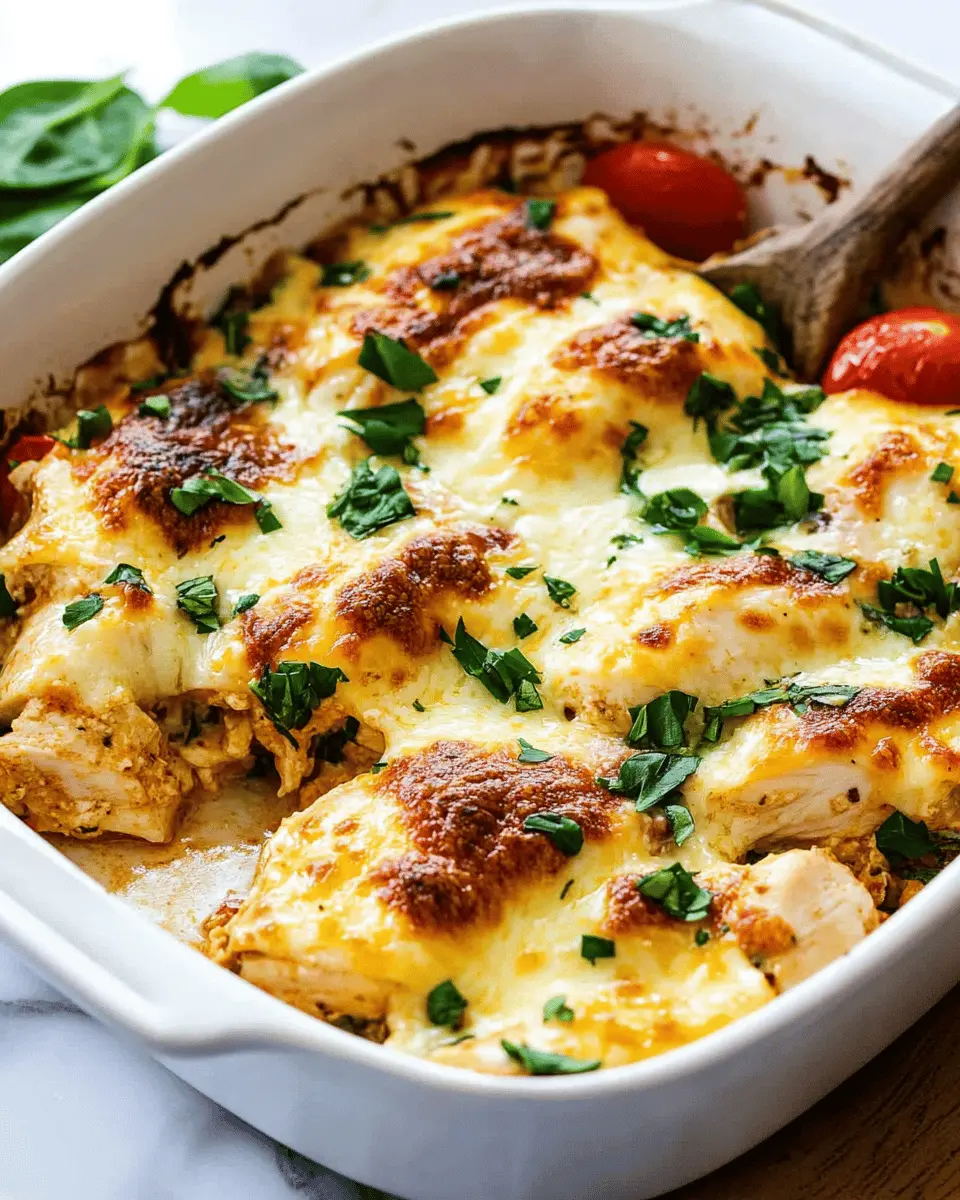 Easy Low Carb Chicken Casserole Recipe