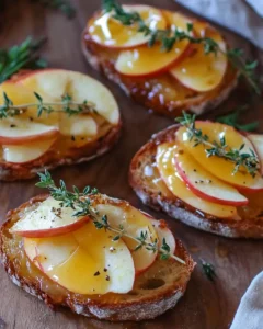 Apple and Cheddar Crostini First Image First Image