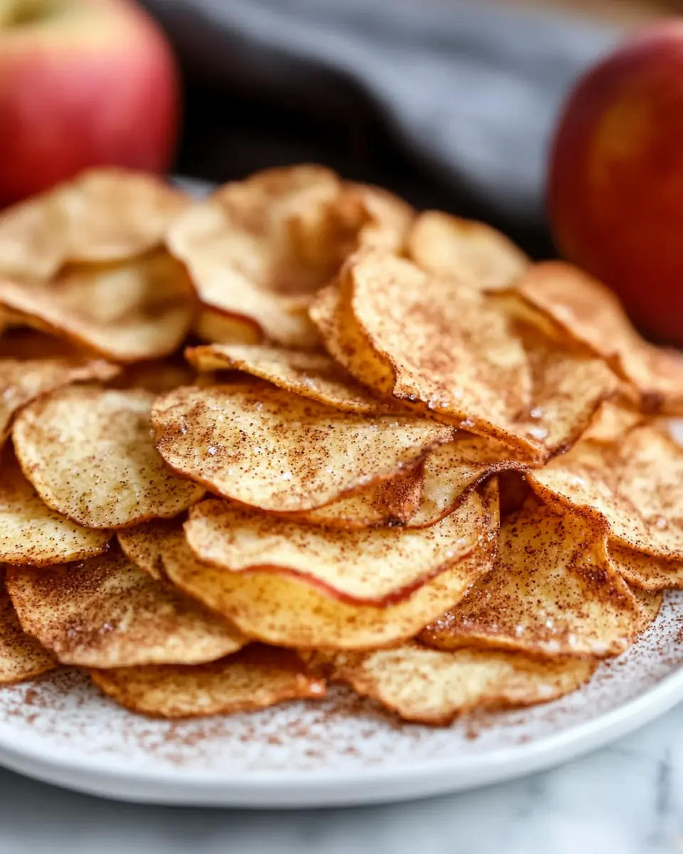 Baked Cinnamon Apple Chips