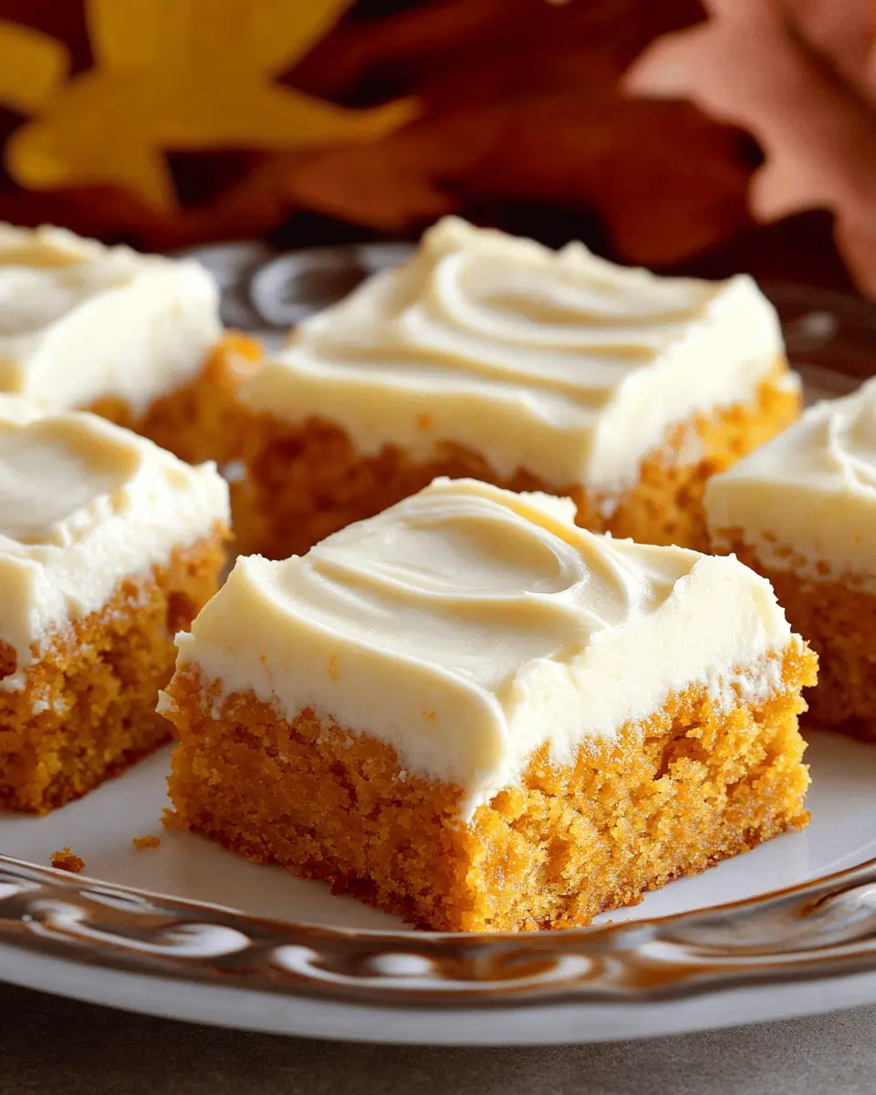 ketodiat 7 Pumpkin Bars with Cream Cheese Frosting