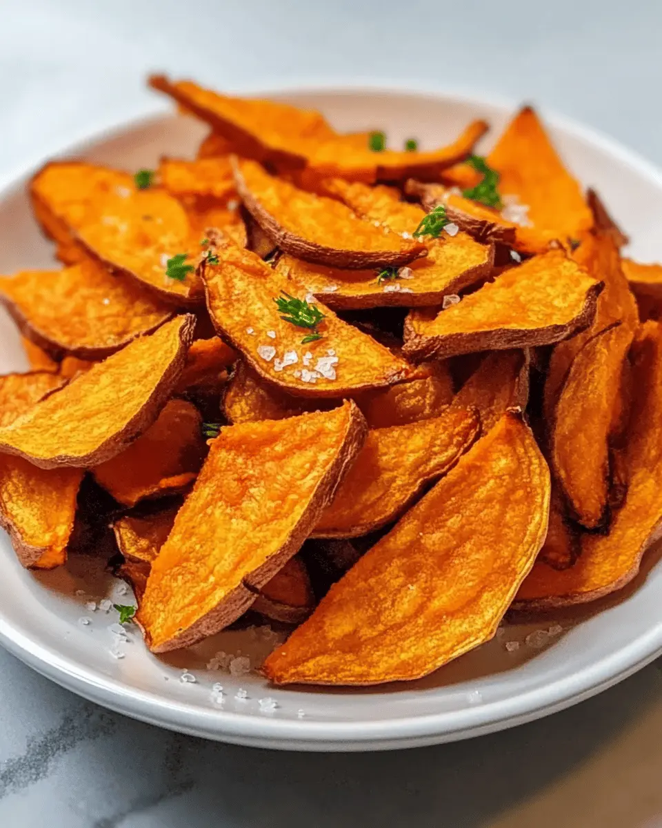 Air Fryer Sweet Potato Chips