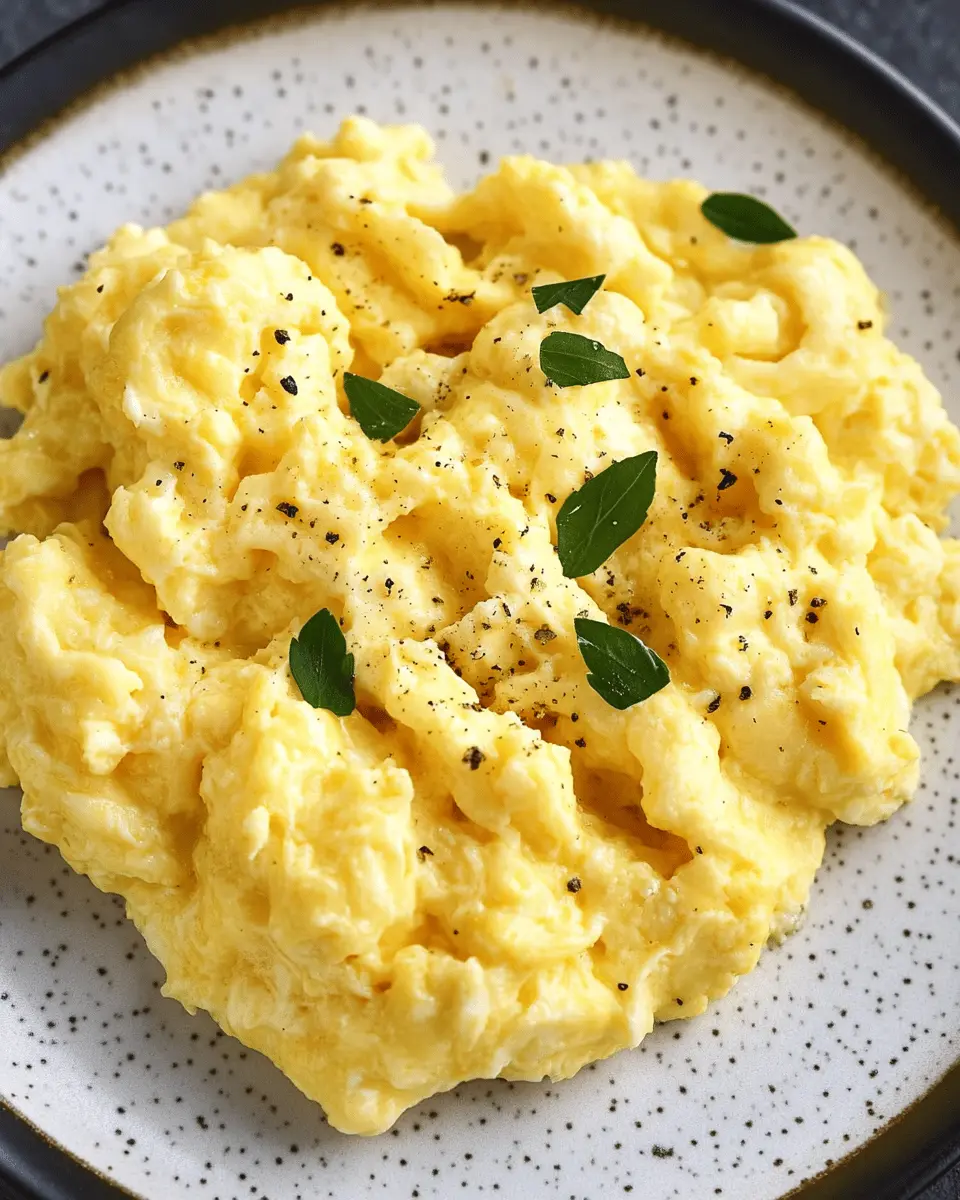 Low Carb Perfect Scrambled Eggs