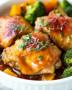 Low Carb Slow cooker apricot chicken First Image First Image