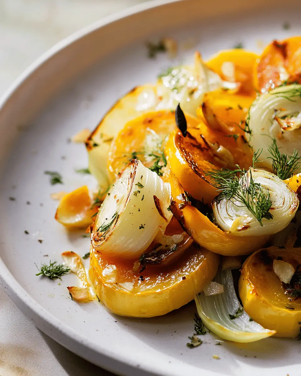 Roasted Fennel With Delicata Squash & Fennel