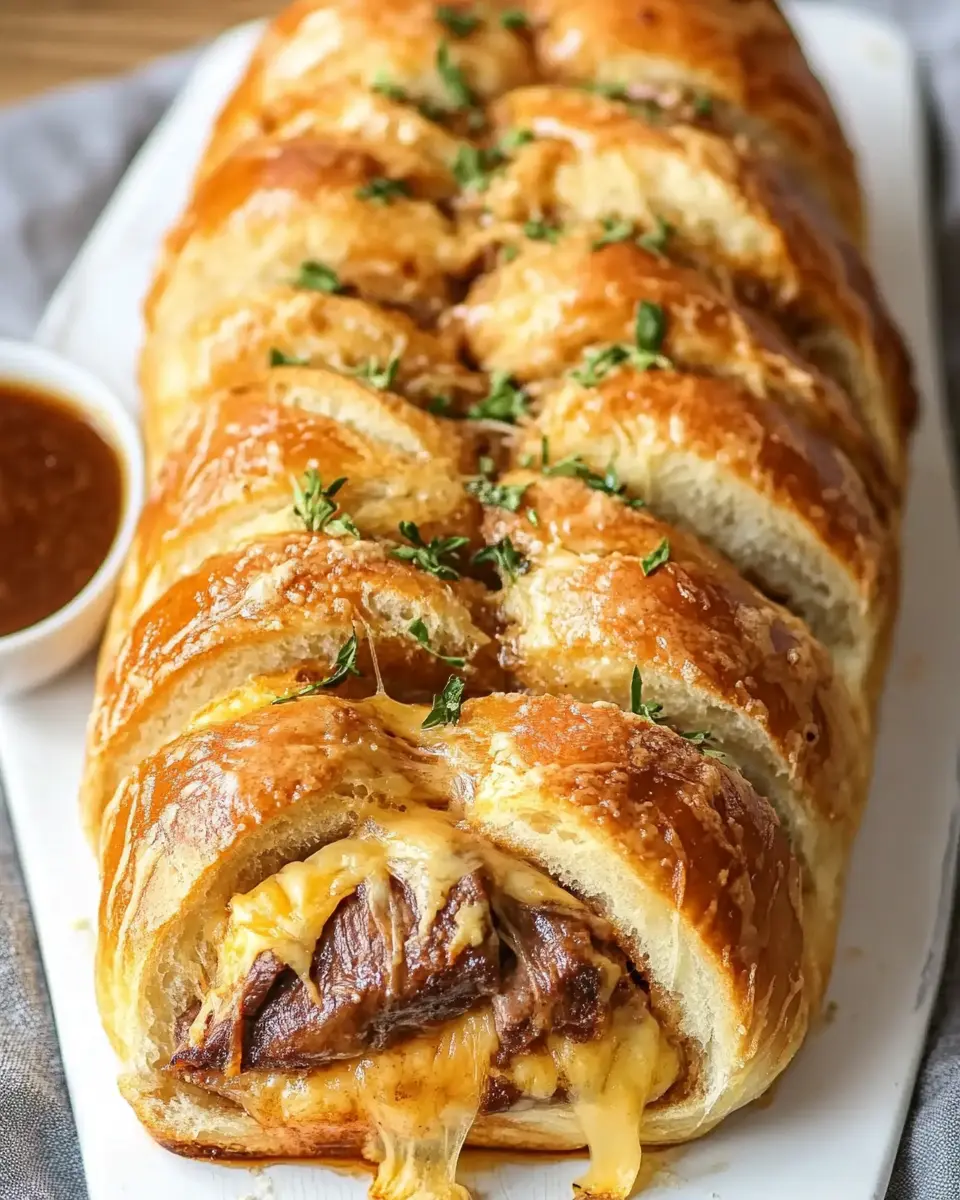 French Dip Pull Apart Bread
