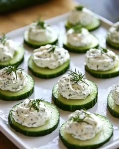 Cucumber Snowflakes with Herbed Cream Cheese First Image First Image