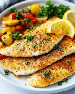 Low Carb Frozen Tilapia in Air Fryer First Image First Image