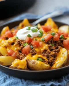 Cheesy Taco Potatoes First Image First Image