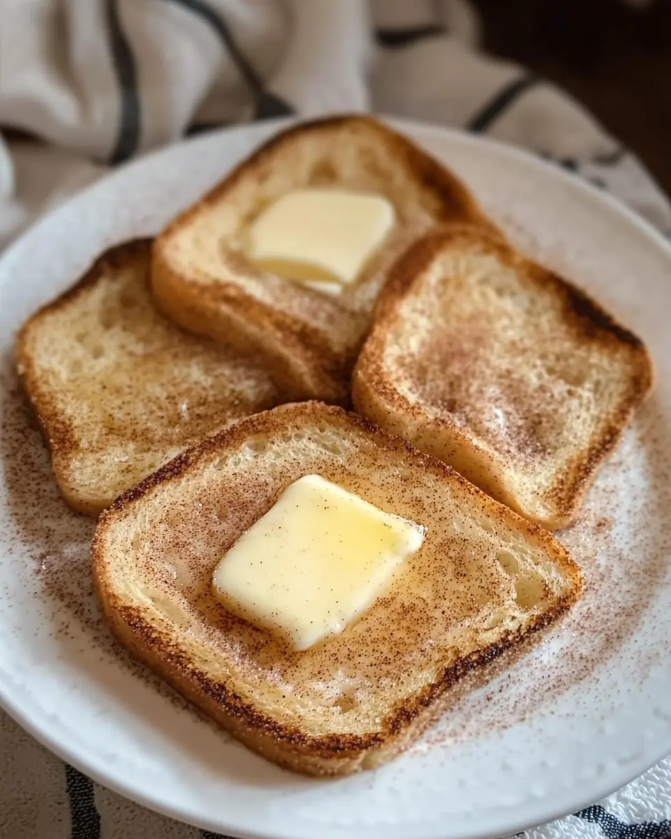 ketodiat 7 Cinnamon Sugar Toast with Butter