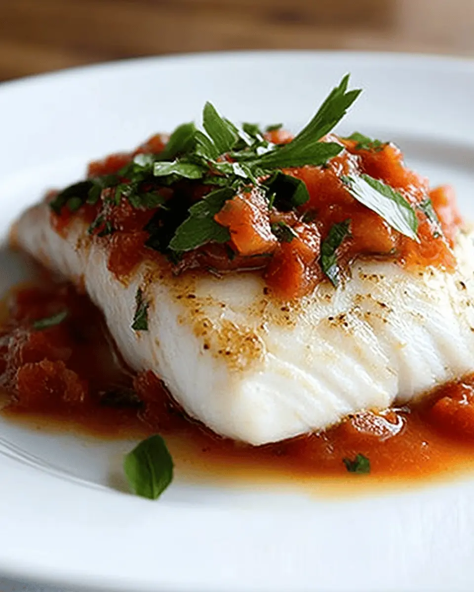 ketodiat 7 Baked Halibut Tomato