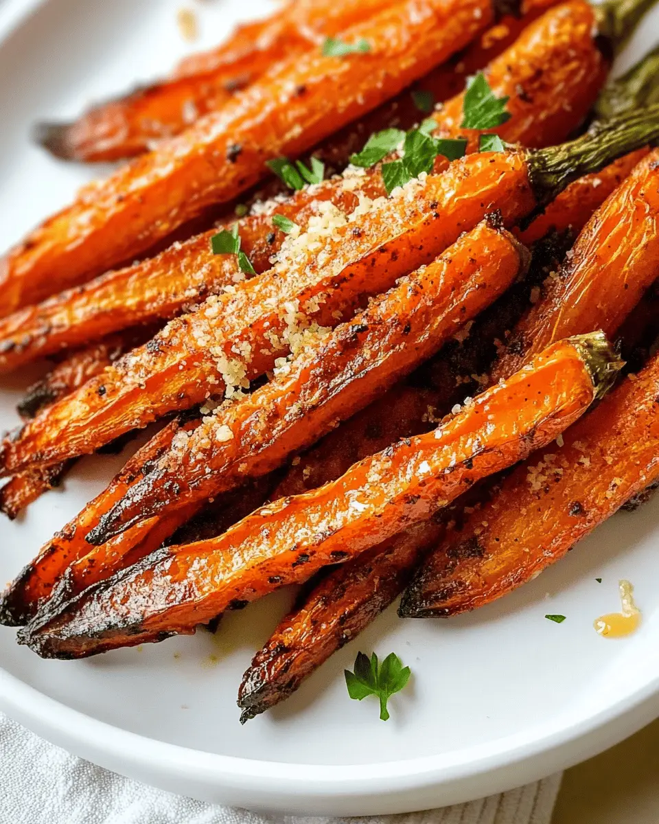 ketodiat 8 Parmesan Garlic Roasted Carrots