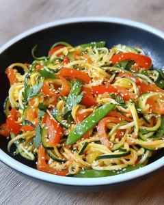 Zucchini Noodle Stir Fry First Image First Image