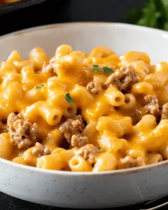 Homemade Cheesy Hamburger Helper First Image First Image