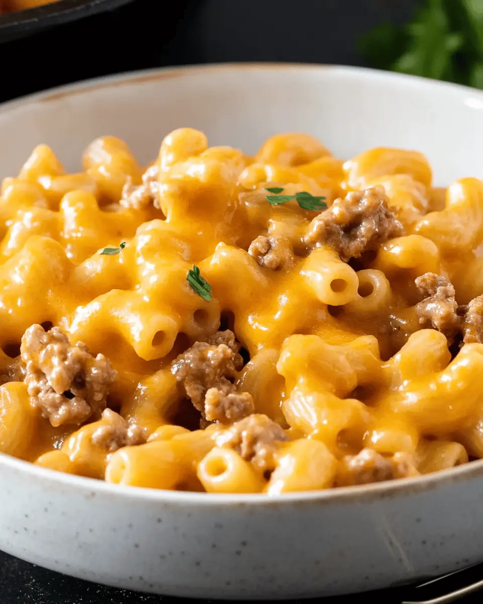 Homemade Cheesy Hamburger Helper