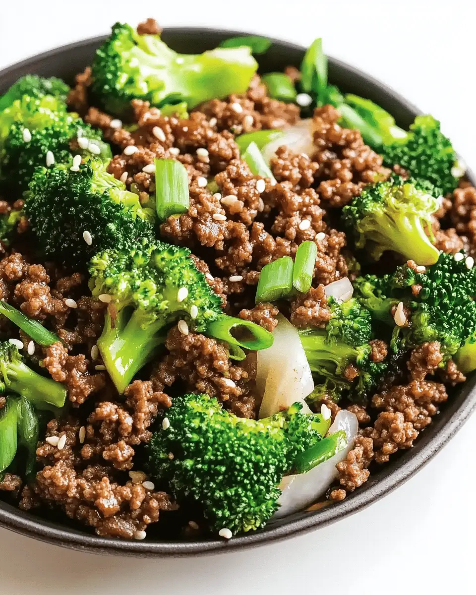 ketodiat 7 Ground Beef and Broccoli