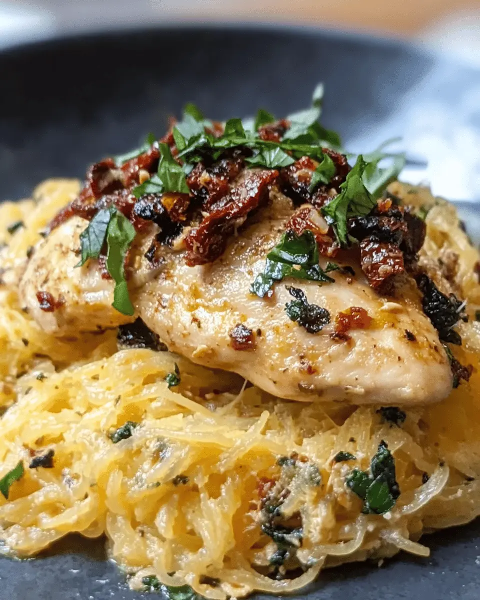 ketodiat 8 Tuscan Chicken and Spaghetti Squash